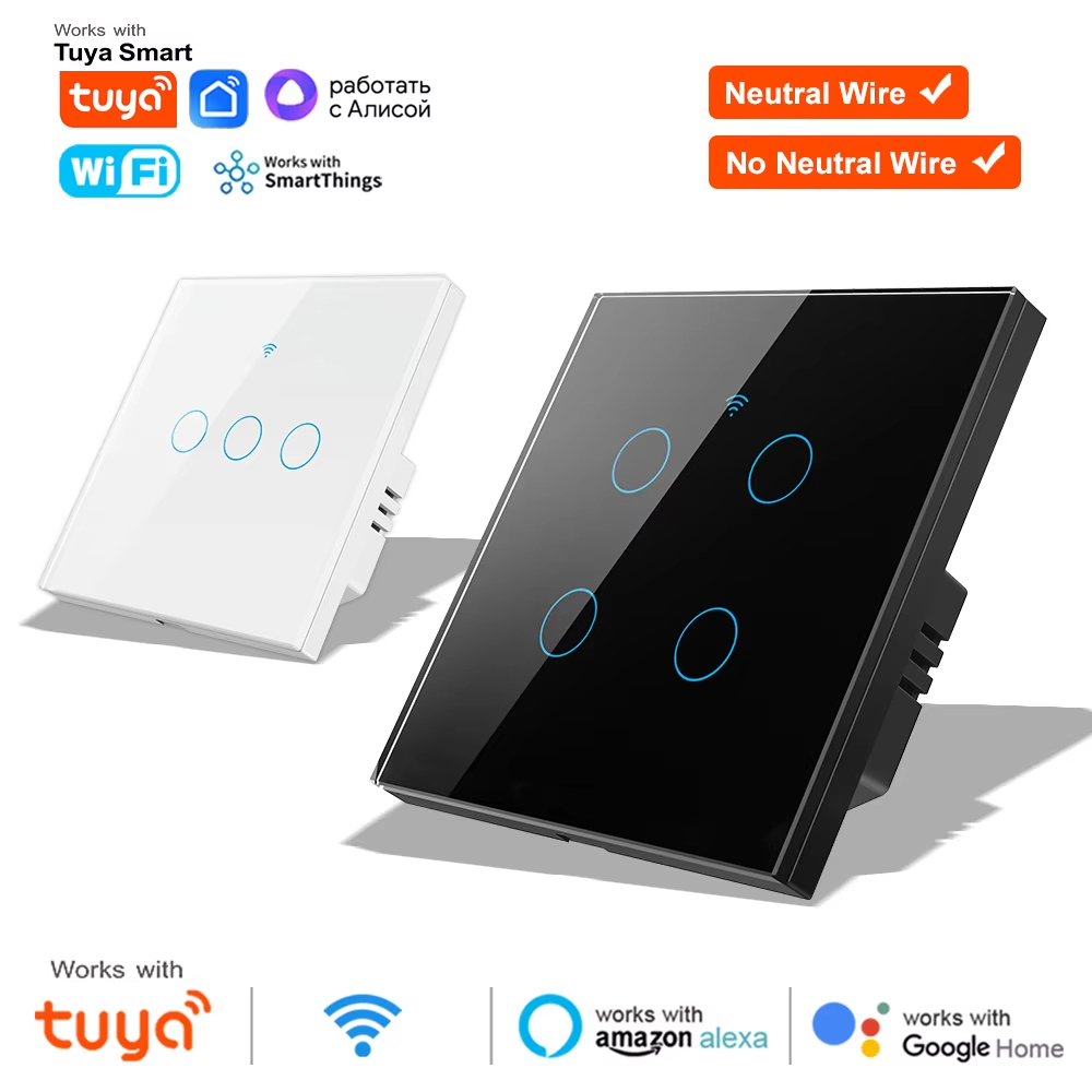 Smart Relay Tuya - 1 2 3 4 갱 와이파이