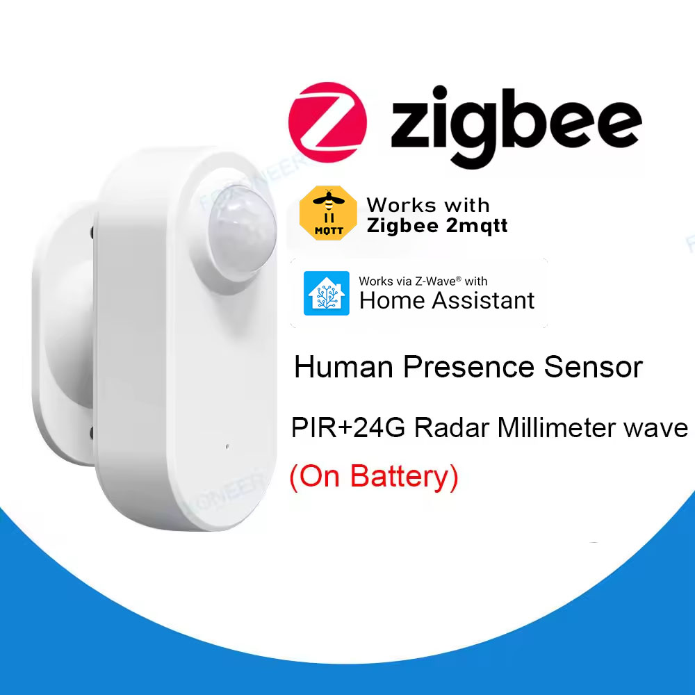 Tasmota - 스마트 Zigbee 인간 존재 감지기, 휘도/거리