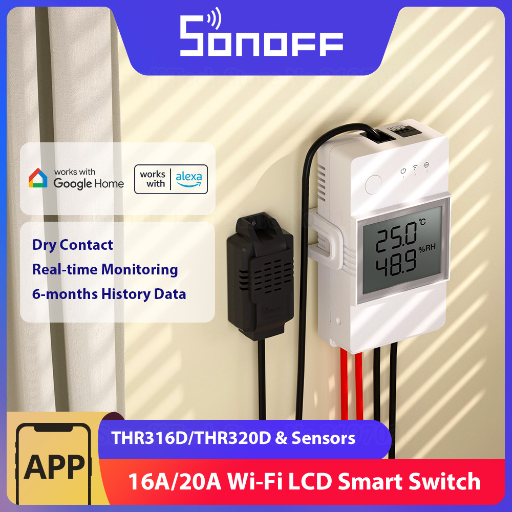 Sonoff Mini R4 - SONOFF THR316D/THR320D 온도 습도 스마트 스위치