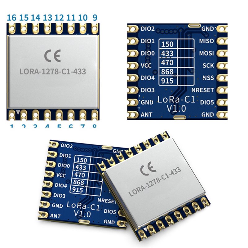 Lora1278-C1 433Mhz 무선 RF 모듈 통신 - Smart Home Module Iot 리뷰 및 가격