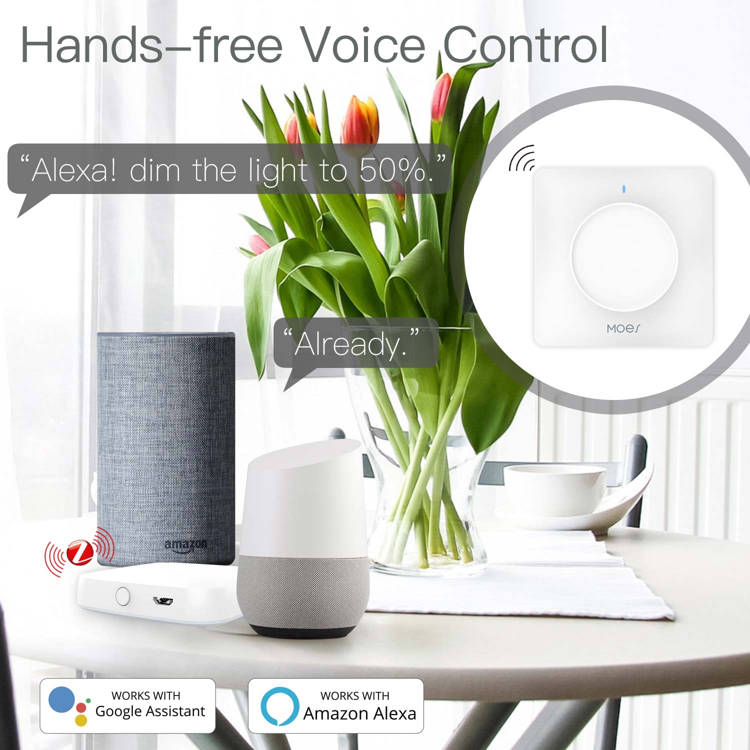 MOES 투야 지그비 스마트 회전식 조광 스위치, 다이 - Smart Relay Tuya 리뷰 및 가격
