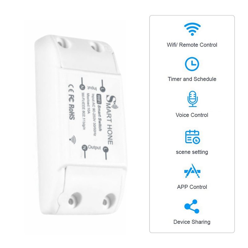 AB33-4X 스마트 스위치, Tuya 스마트 홈 Wi - Smart Relay Tuya 리뷰 및 가격
