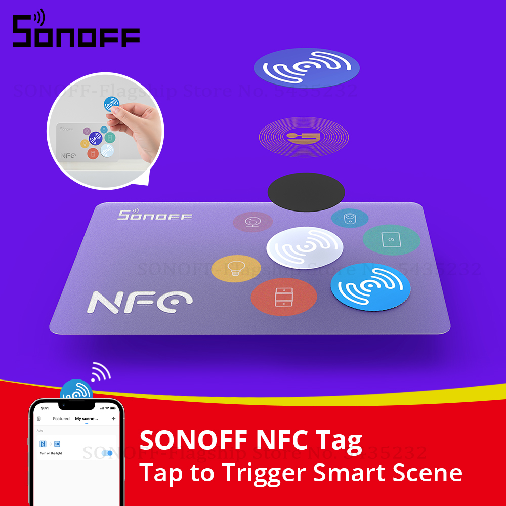 SONOFF NFC 태그 Ntag215 스티커 13.5 - Sonoff 리뷰 및 가격
