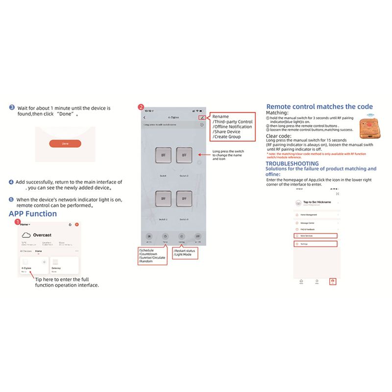 5채널 Tuya Zigbee 스마트 스위치 모듈, RF - Smart Relay Tuya 리뷰 및 가격