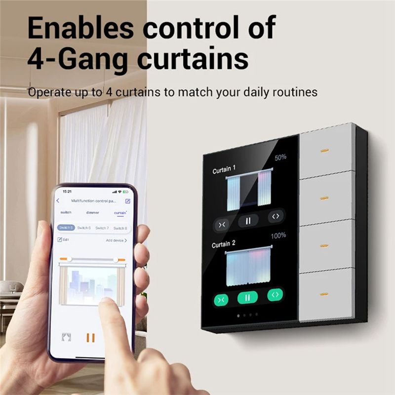 AED6-Tuya Zigbee 3.5 인치 스마트 월  - Tuya 4 Channel 리뷰 및 가격